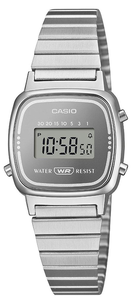 Zegarek damski Casio LA670WES-7AEF, model vintage, cyfrowy Zdjęcie produktu 