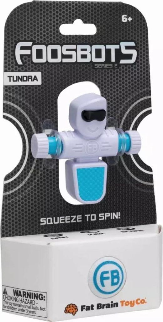 Foosbots Tischfußball – Einzelfigur, weiß – Fat Brain Toy Co