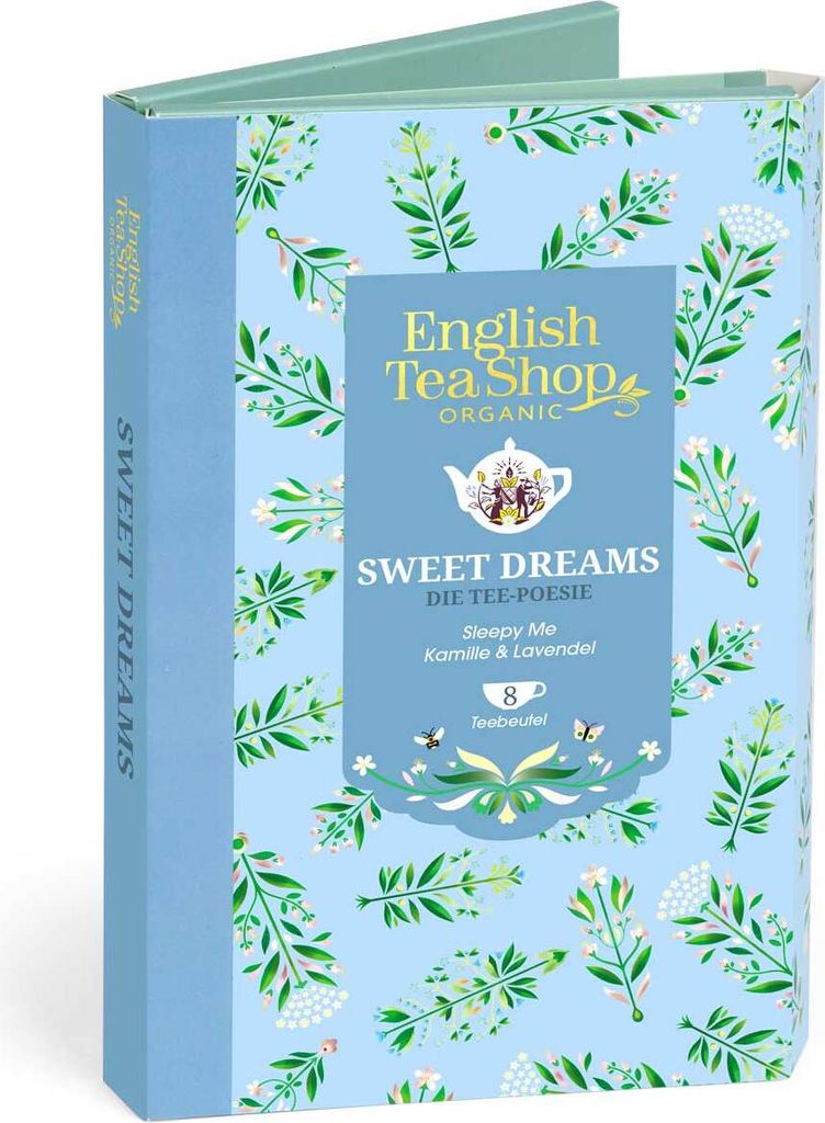 ETS - Tee Geschenk Tee-Poesie "Sweet Dreams", 8 Teebeutel, BIO