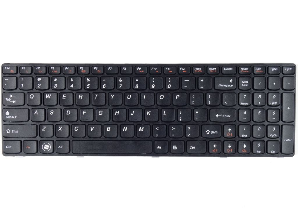 Tradebit - Tastatur für Lenovo | Englisch US QWERTY INT | Produktbild 