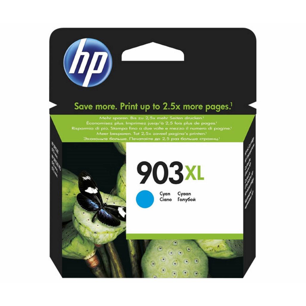 HP 903XL High Yield Cyan Original Ink Cartridge (T6M03AE) Immagine del prodotto 