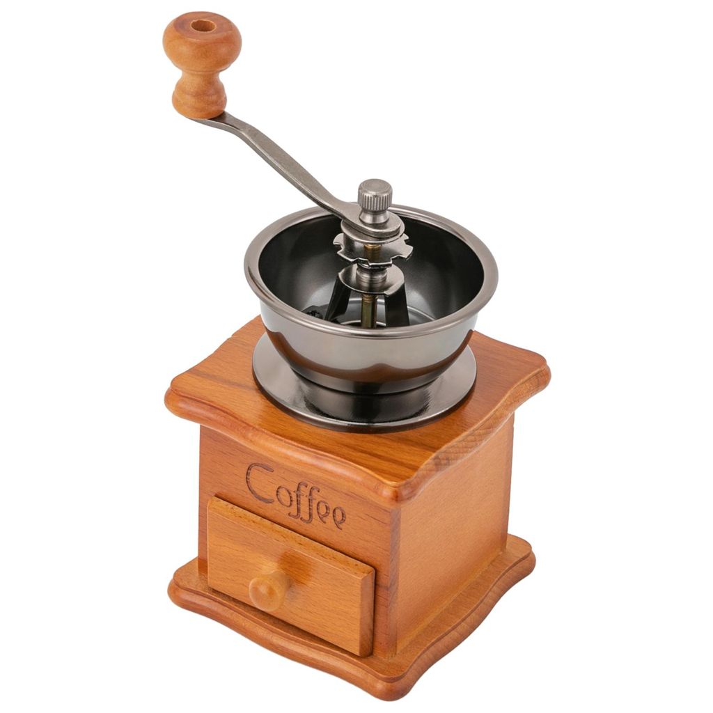Manuelle Bohnenmühle Handmühle für Kaffeebohnen Braun für Haus