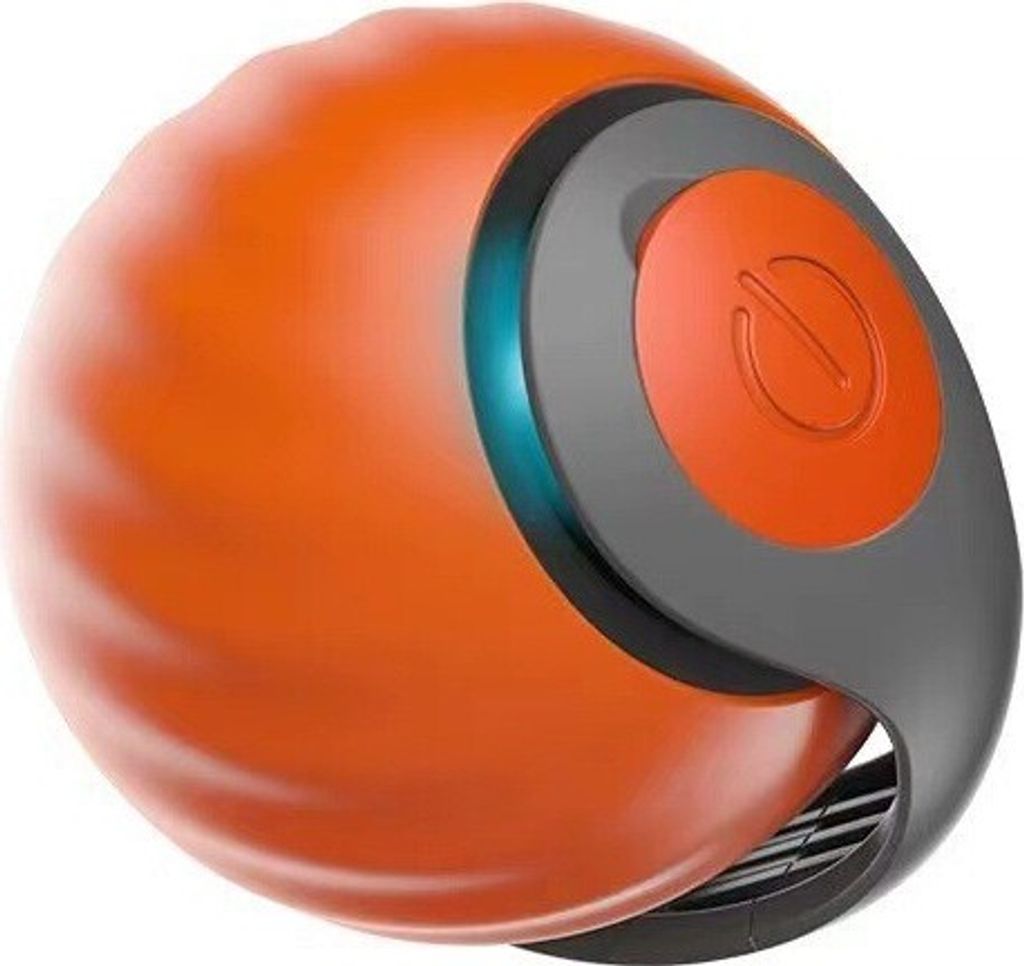 INF Interaktives Haustier-Hüpfball-Spielzeug für Katzen und Hunde Orange