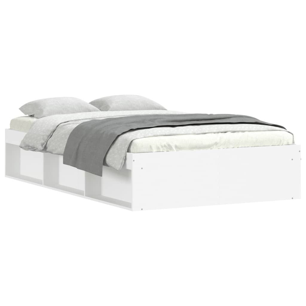 "SALE 2026"Bettgestell - Doppelbett - Weiß 120x190 cm - Polsterbett Klassische Betten DE5362369