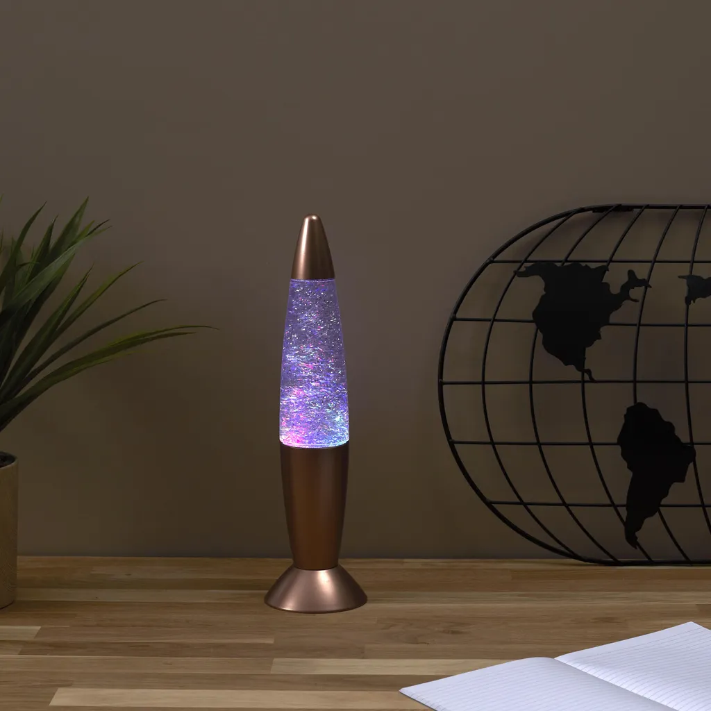 Veilleuse Pailletée Nomade H9.5cm - Lampe de Table Décorative et Moderne