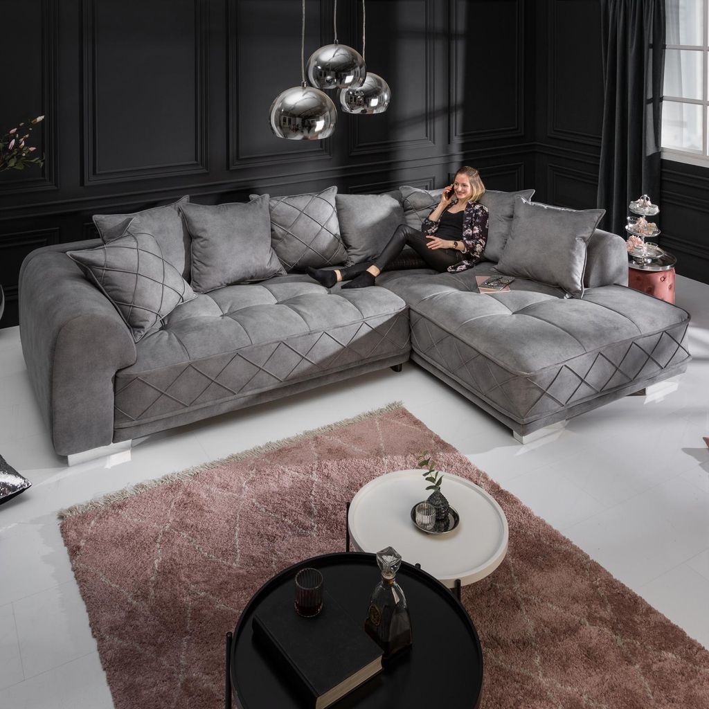riess-ambiente Modernes XXL Ecksofa DECADENCIA 320cm Produktbild 