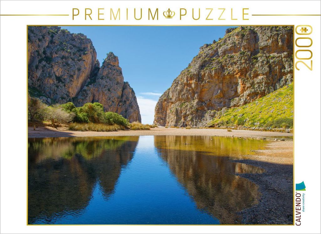 CALVENDO Puzzle Bergwelt Tramuntana Mallorca 2000 Teile Puzzle quer | 2000 Teile Lege-Größe 90x67cm Foto-Puzzle für glückliche Stunden