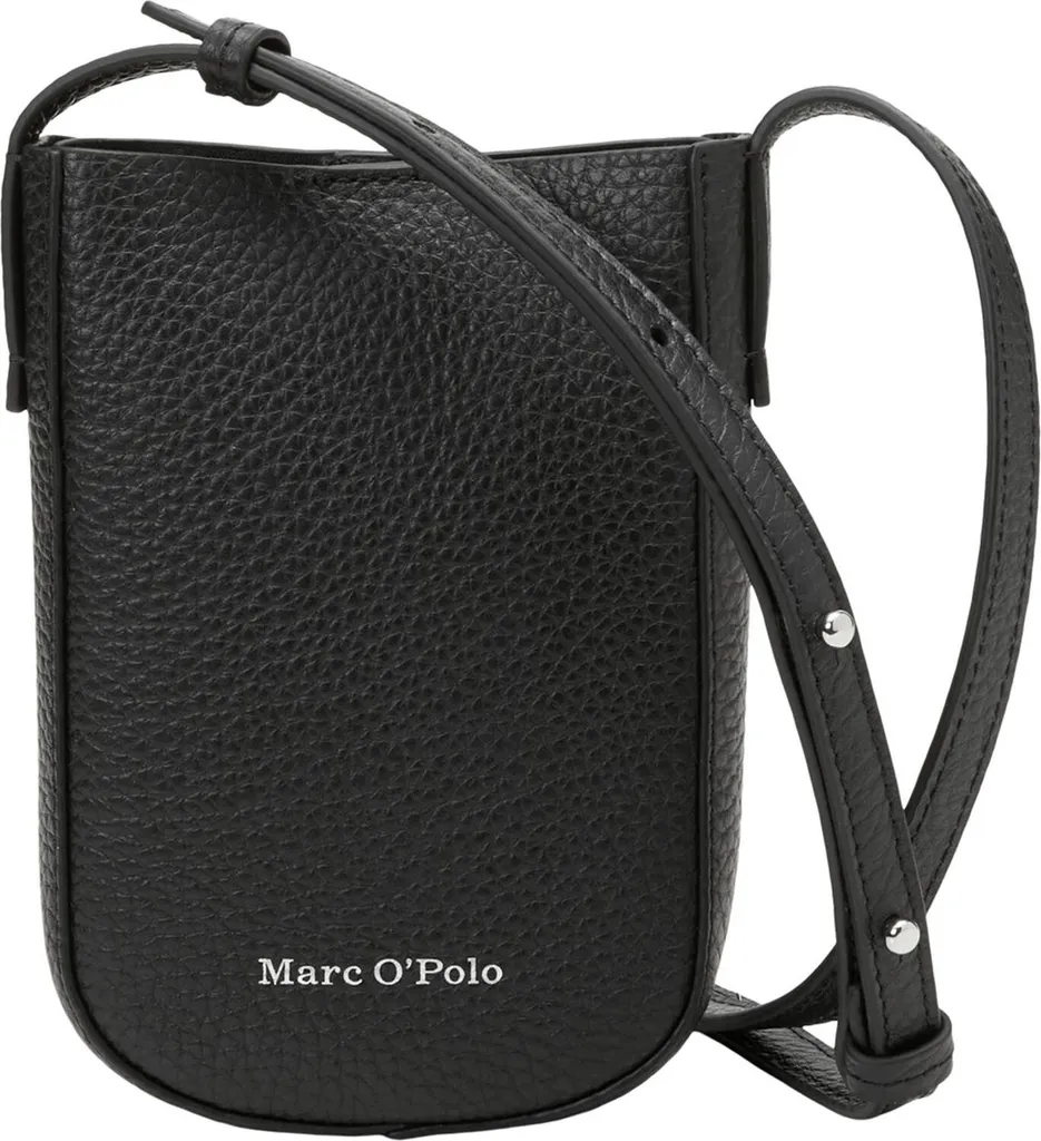 Borsa a Tracolla Marc O'Polo Cirla - Custodia Smartphone Pelle Nera