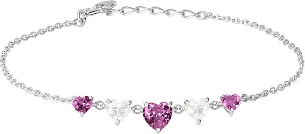 Bracciale Stroili 1691170: Un Cuore di Luce fucsia sul tuo Polso
