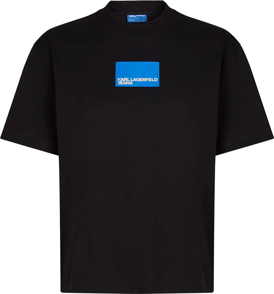 T-shirt Noir Karl Lagerfeld en Coton : Élégance et Confort Taille S