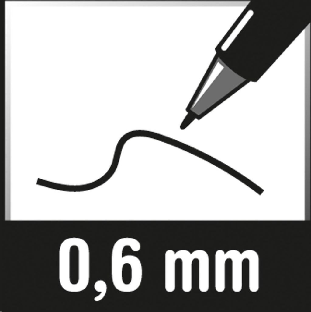 FABER-CASTELL biros POLY BALL Colous XB fialová barva psaní Obrázek produktu 