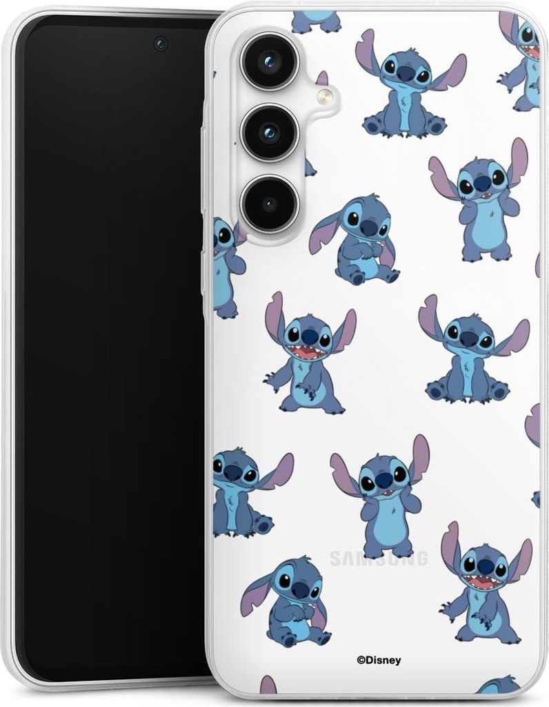 DeinDesign Slim Hülle für Samsung Galaxy A35 5G Silikon Case Ultra Dünn Handyhülle Disney Offizielles Lizenzprodukt Lilo & Stitch
