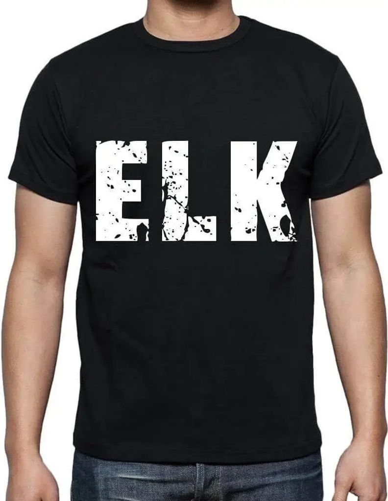 Herren Grafik T-Shirt Elk Öko-Verantwortlich Vintage Jahrgang Kurzarm Lustige Druck Geburtstag Geschenk Mann