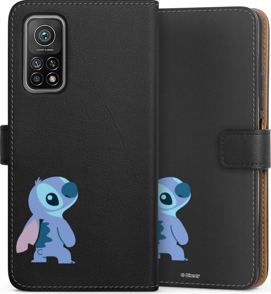 DeinDesign Klapphülle für Xiaomi Mi 10T Pro 5G Handytasche Lederhülle Tasche Disney Fanartikel Lilo & Stitch