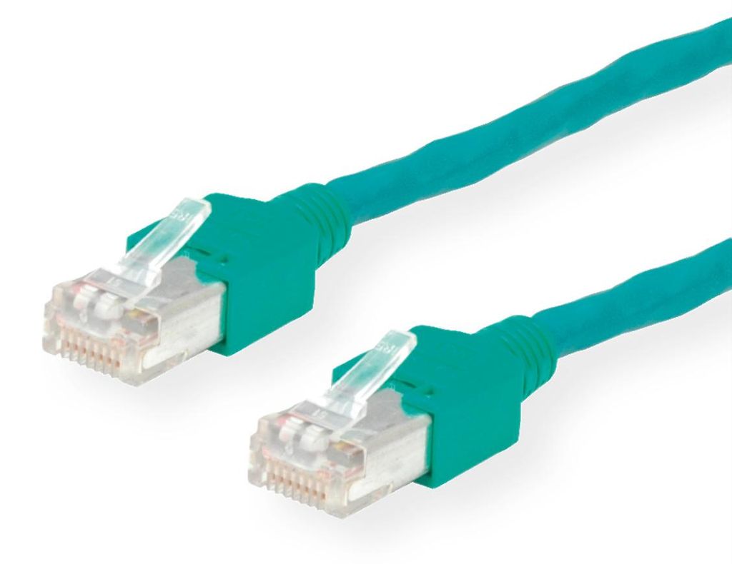KERPEN Patchkabel Cat.5e (Class D) SF/U, MegaLine D1-20, gekreuzt, grün, 2 m