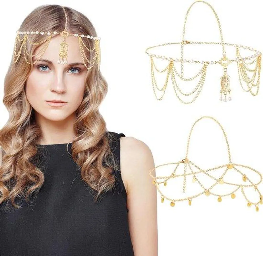 Bijoux Bohèmes Dorés pour Fêtes et Été : Lot de 2 Colliers à Perles