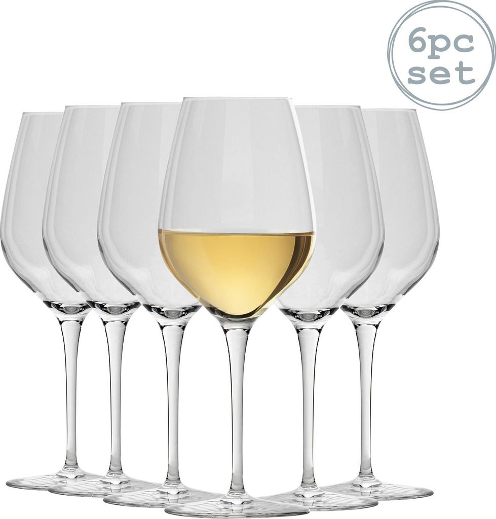 Bormioli Rocco Inalto Tre Sensi Medium Weingläser Set - 430ml - Packung mit 6