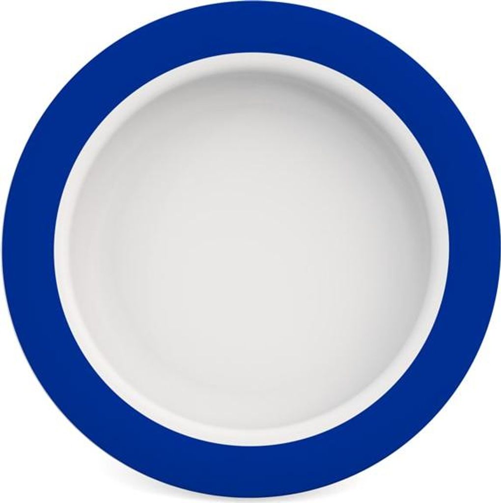 Ornamin Kleiner Teller mit Kipp-Trick, Durchmesser 20 cm Blau