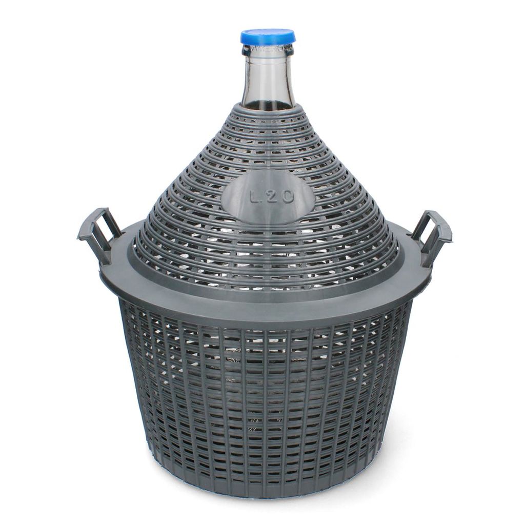 WEINBALLON Gärballon Glasballon Korbflasche Ballonflasche Produktbild 1