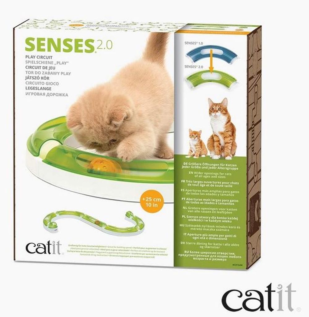 Catit Design Senses Spielschiene Play Circuit interaktives Produktbild 