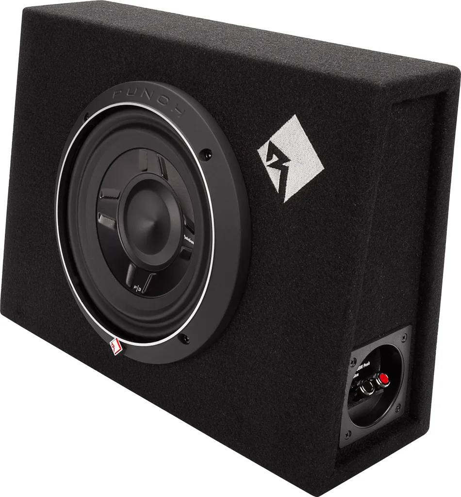 Caisson de Basses Compact Rockford P3S-1X8 : Gain de Place et Qualité