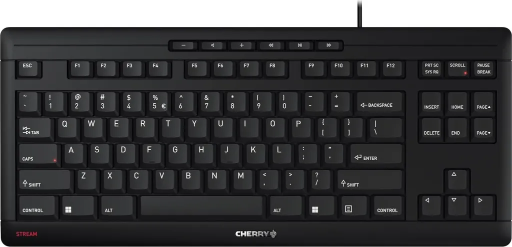 Clavier de bureau compact Cherry STREAM TKL pour espace de travail net