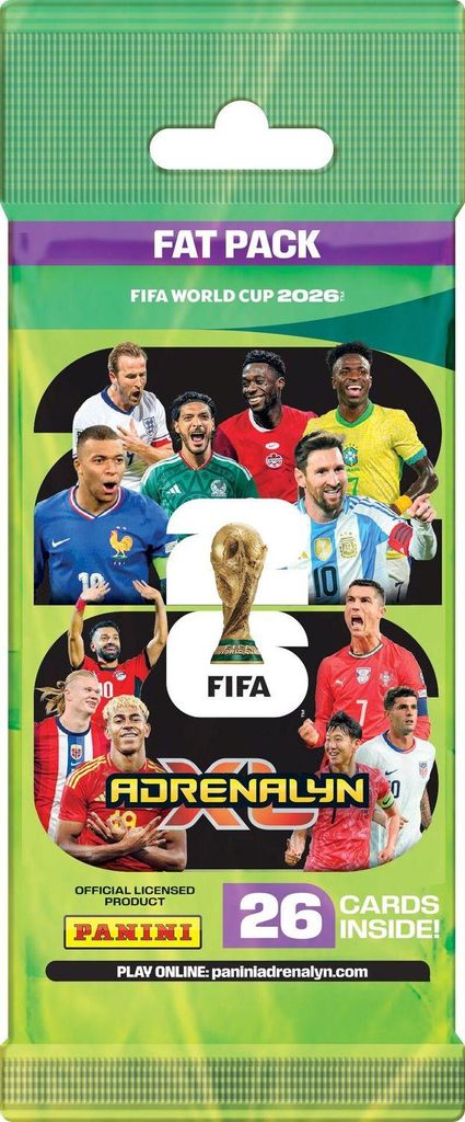 FIFA World Cup 2026 Adrenalyn XL Fat Pack Obrázok produktu 