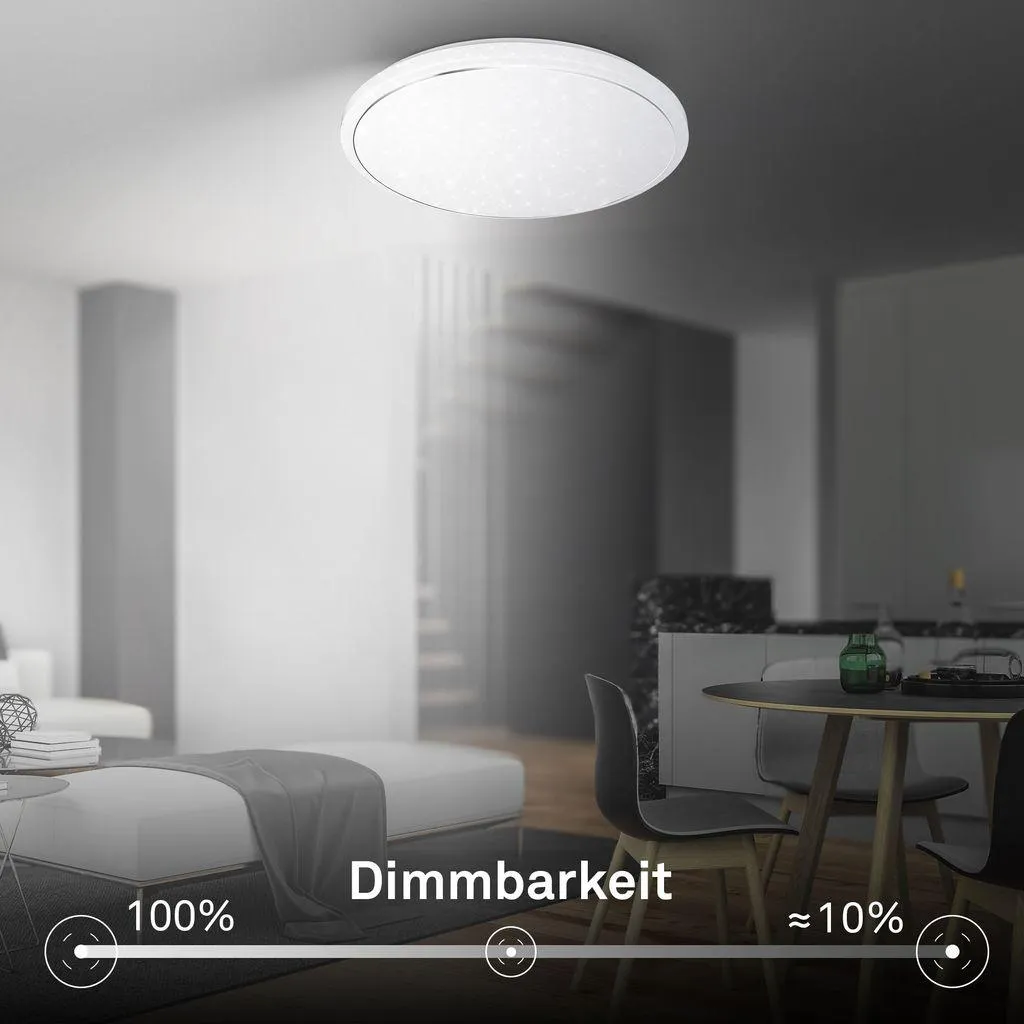 Fini l'Éclairage Fixe : Plafonnier LED CCT Dimmable avec Télécommande - 4