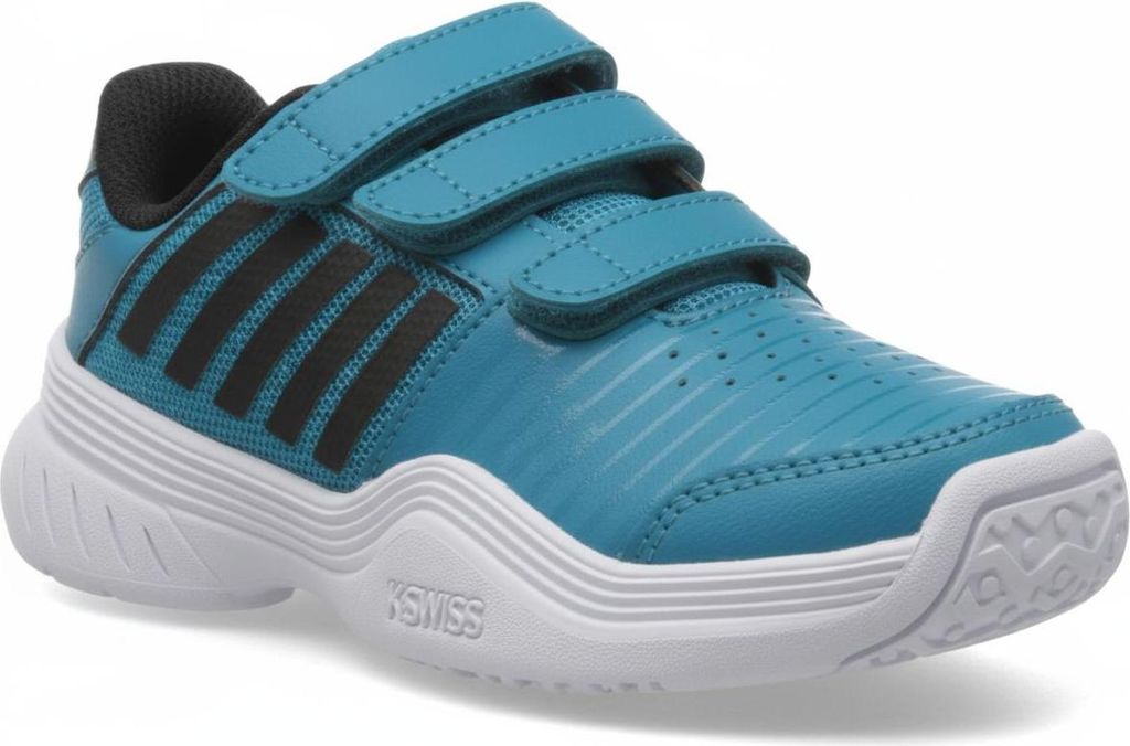 K-Swiss Performance Unisex-Kinder Court Express Strap Omni Tennisschuhe, Blau (Algiers Blue/White 428)