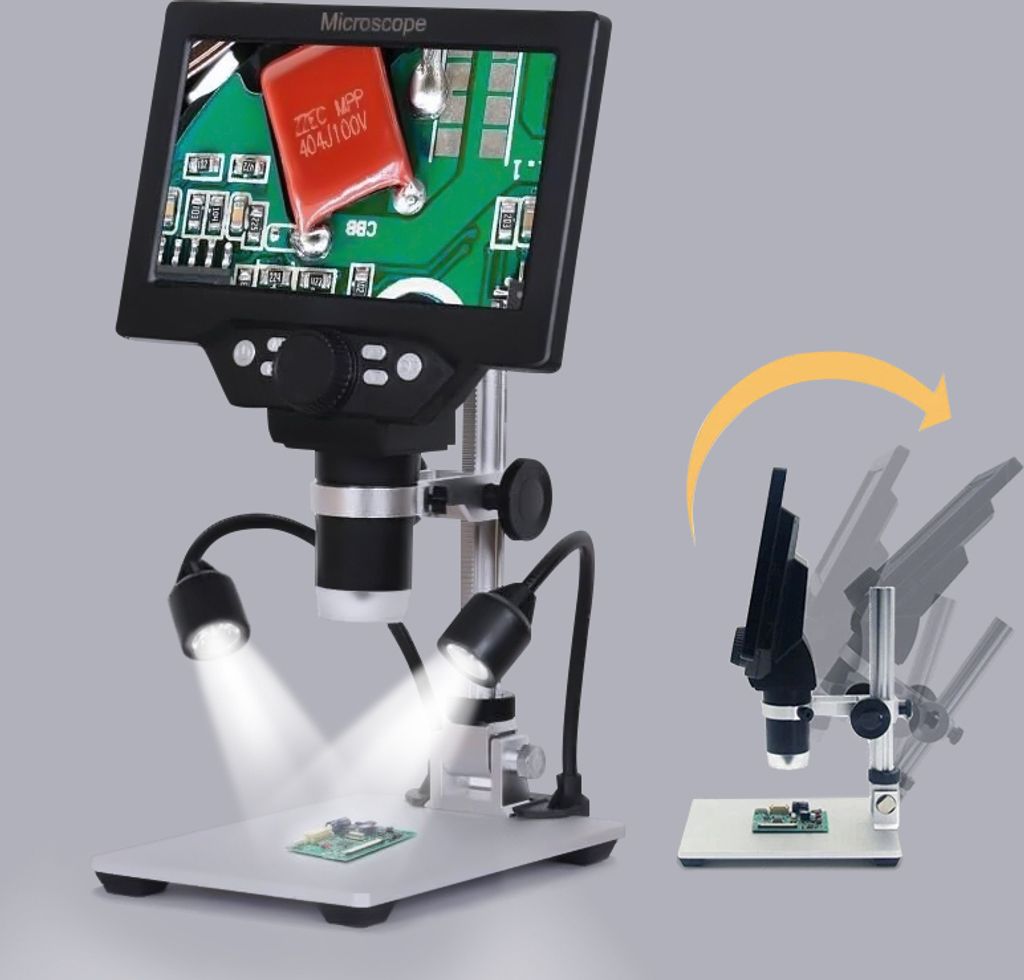Digitální mikroskop LCD displej Digitální mikroskop 1-1200X Obrázek produktu 5