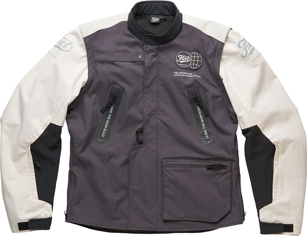 Fuel Endurage Motocross Jacke, dunkelgrau, 3XL