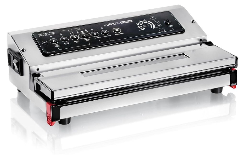 Vakuumiergerät Jumbo-30 Premium, 130 W, Edelstahl, Weiß