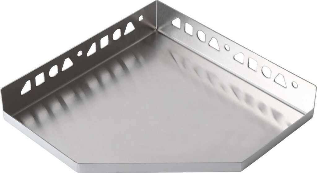 Dalsys Befliesbare Duschablage Ecke 200mm x 200mm Silber Produktbild 