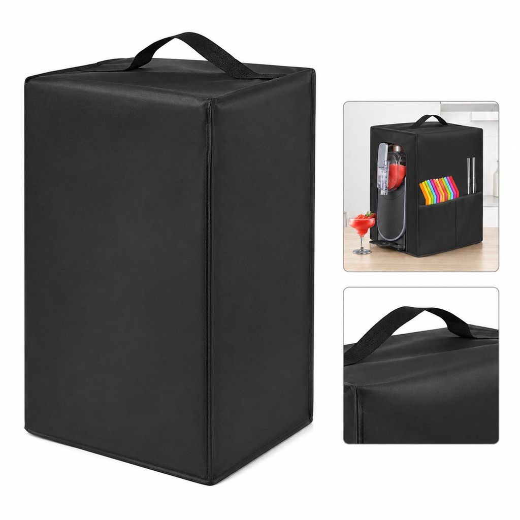 Slush Eis Maschine Abdeckung 48x43x20 cm, Staubschutz Küchenmaschinen Abdeckung, wasserdicht 600D Nylon, kompatibel Ninja FS301 FS300 CyberChill