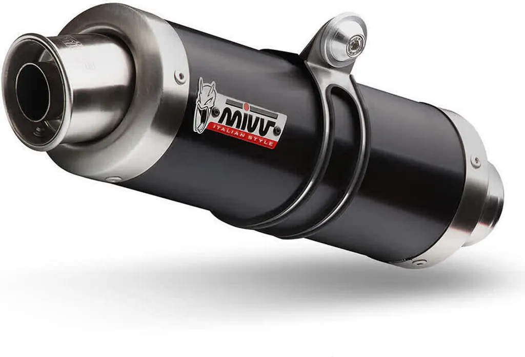 Échappement MIVV GP noir en inox pour moto Zontes ZT 125 GK