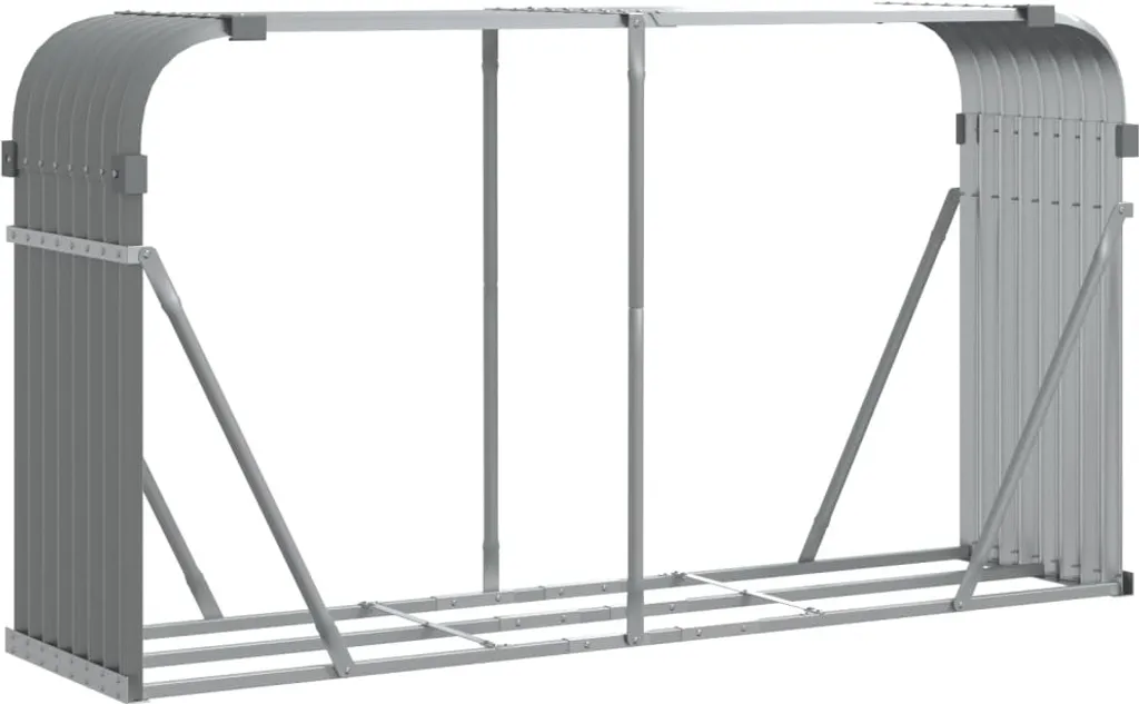 Riparo Legna vidaXL 180x45x100 cm Acciaio Zincato - Offerta Online