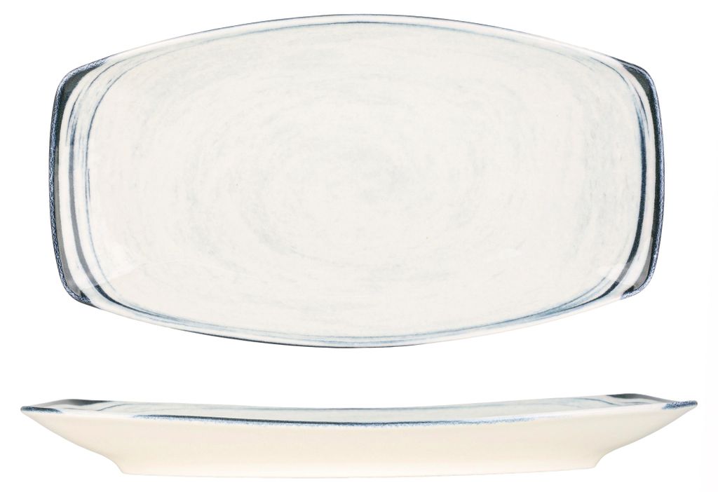 Kütahya Porselen Servierschale - Frame - Porzellan - 33x19 cm