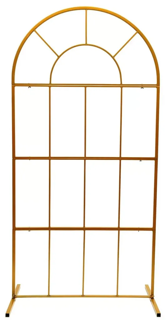 Support de décoration stable pour arche de mariage - Structure or métal