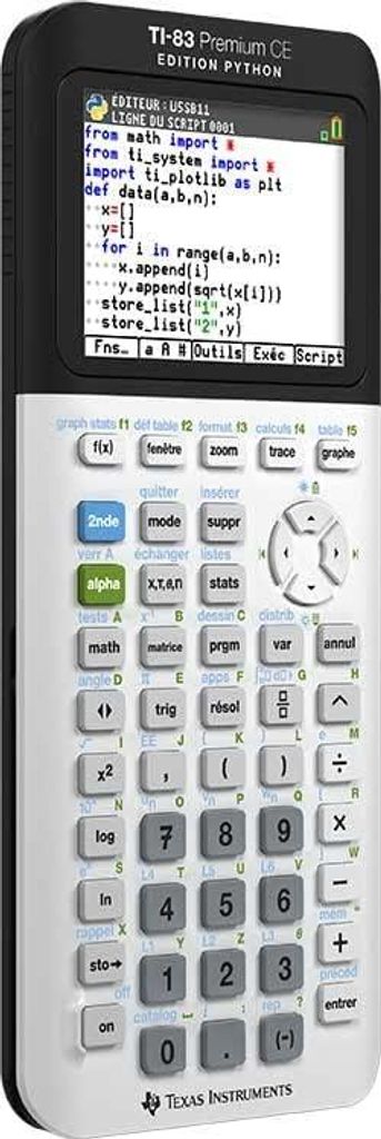 Texas Instruments TI‑83 Premium CE, Vrecko, Vedecká Obrázok produktu 