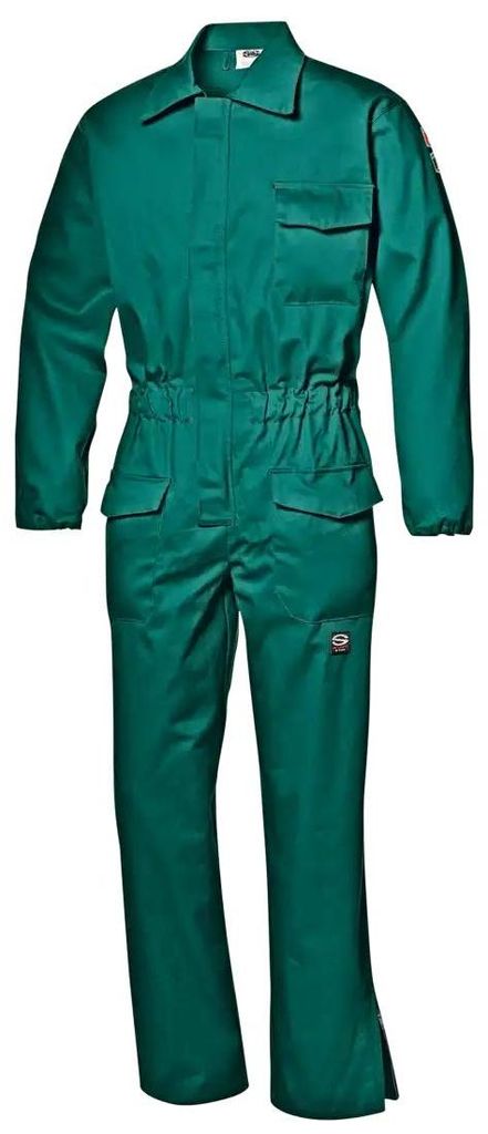 Sir Safety flammhemmender Arbeitsoverall Herren 100% Baumwolle elastische Bündchen, 2XL+, Smaragdgrün