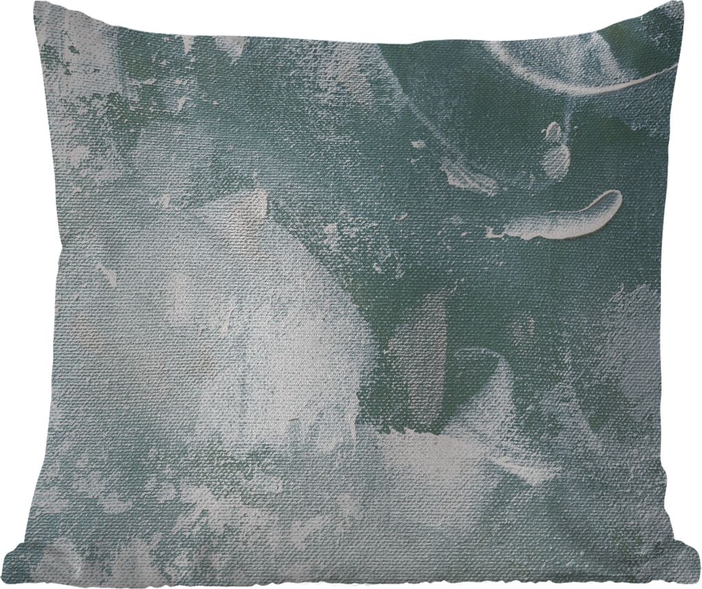 MuchoWow Outdoor Kissen - Acrylfarbe - Abstrakt - Design - 60x60 cm - Wetterfest - Lounge Kissen - Dekoration - Schlaf Kissen