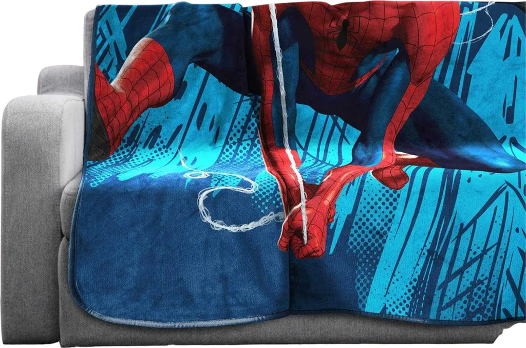 Couverture Spider-Man TC600 pelucheuse et chaude imprimé multicolore - 2