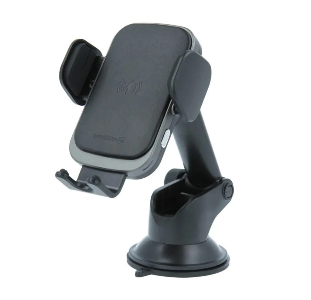Station de charge sans fil Swissten 15W fixation ventouse ultra stable