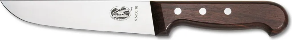Coltello Cucina 18 cm Manico Legno Antiscivolo - Robusto e Affilato - 1