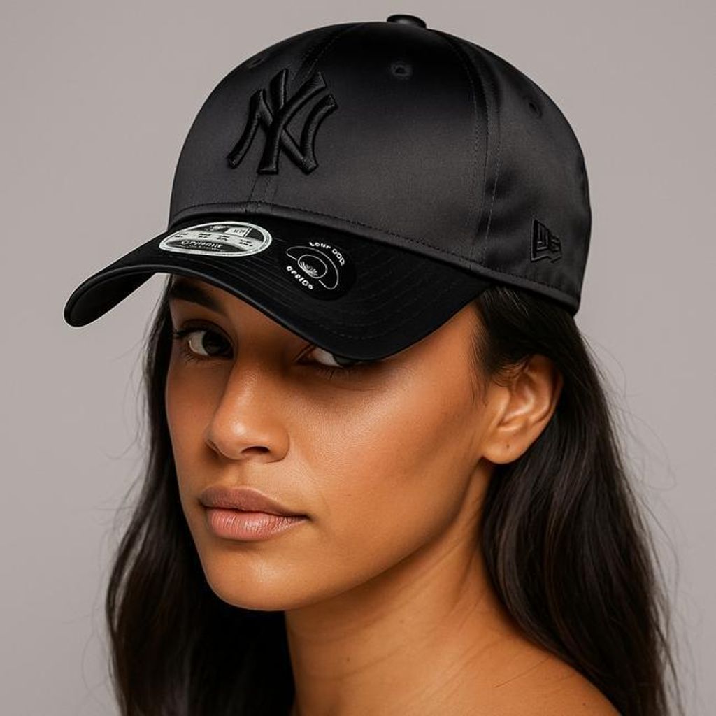 New Era 9Forty Damen Cap SATIN BOW New York Yankees schwarz Immagine del prodotto 