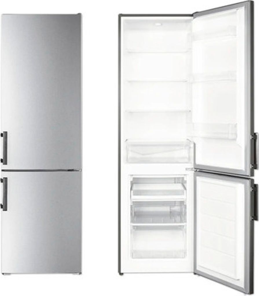 Wolkenstein KGK180  Inox Kühl-/ Gefrierkombination Produktbild 