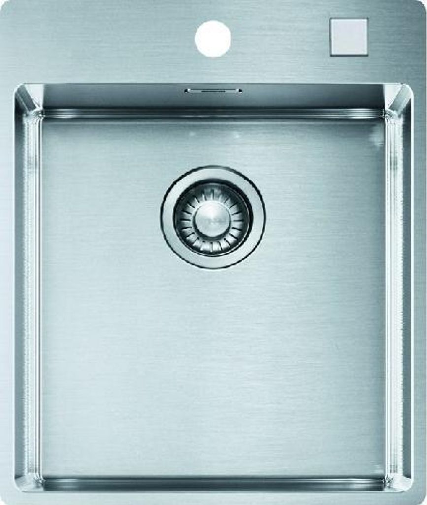 Franke BXX 210-40 TL, Bündiges Waschbecken, Rechteckig, Edelstahl, Edelstahl, 1 Becken, Rechteckig