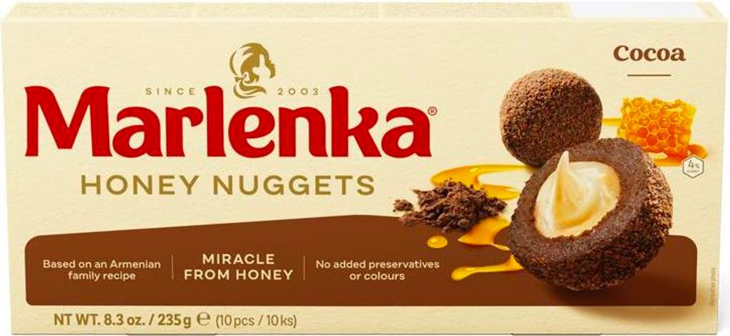 MARLENKA® Boules au miel et au cacao - Boules pâtissières Image du produit 