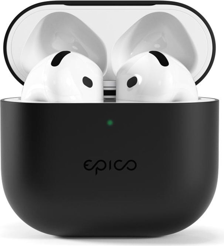 Epico Silikonhülle für AirPods 4 - Schwarz