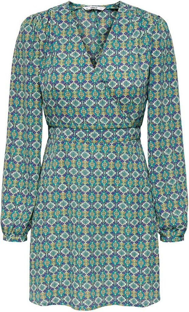Only Alma Life Poly Langarmkleid Grün S Frau Grün S